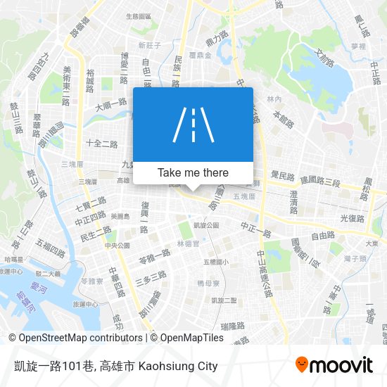凱旋一路101巷地圖