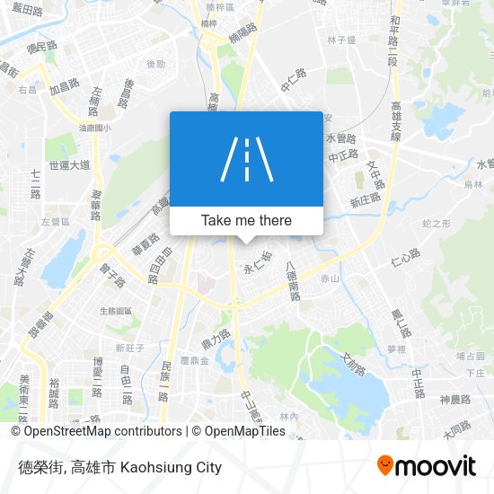 德榮街 map