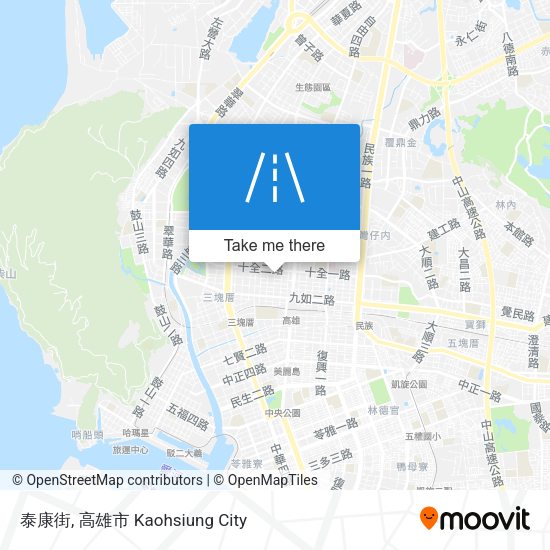 泰康街地圖