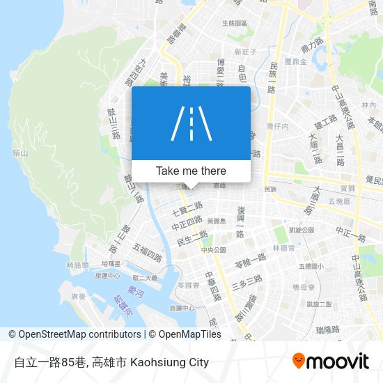 自立一路85巷地圖
