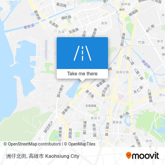 洲仔北街地圖