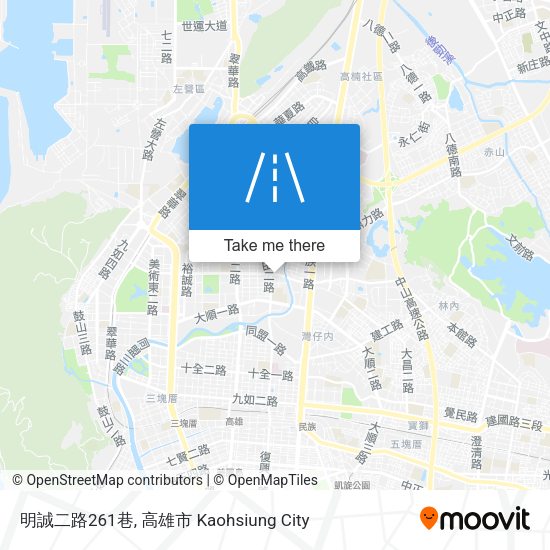 明誠二路261巷 map