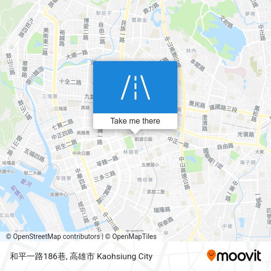 和平一路186巷 map