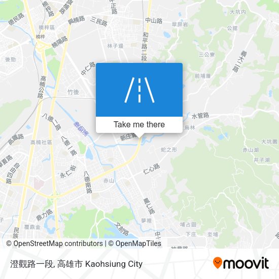 澄觀路一段 map