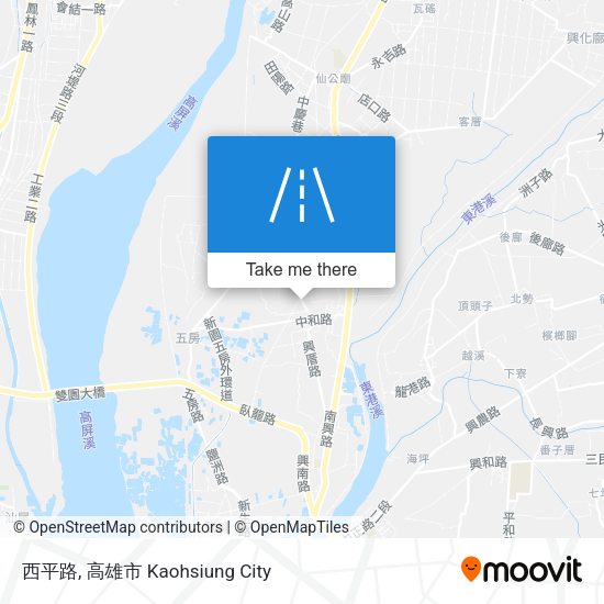 西平路 map