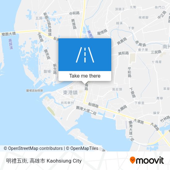 明禮五街 map