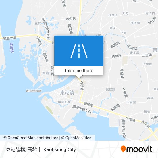 東港陸橋 map