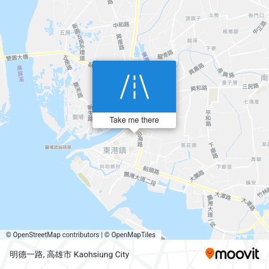 明德一路 map