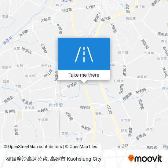 福爾摩沙高速公路 map