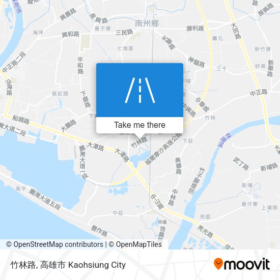 竹林路地圖