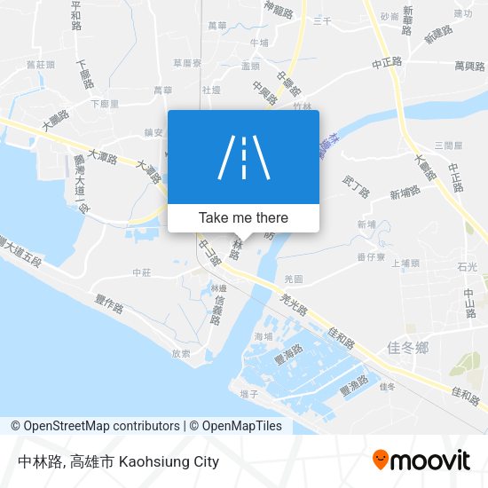 中林路 map