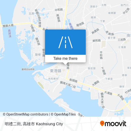 明禮二街 map