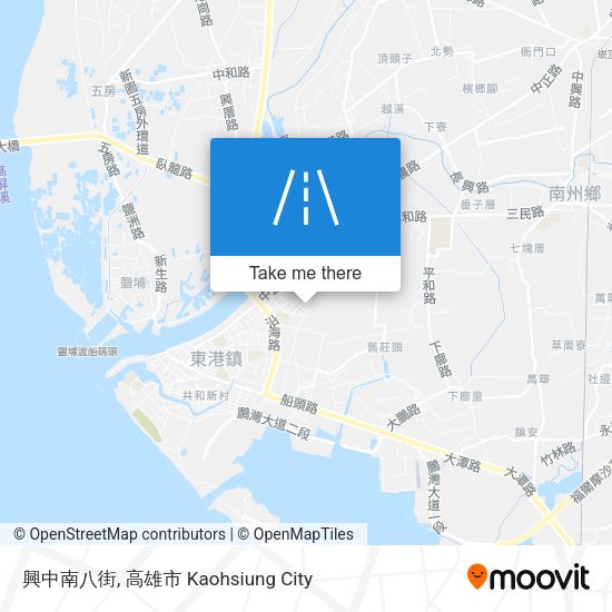 興中南八街 map