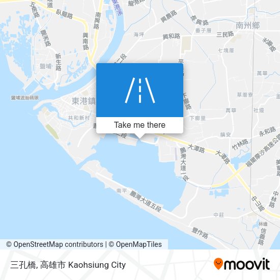 三孔橋地圖