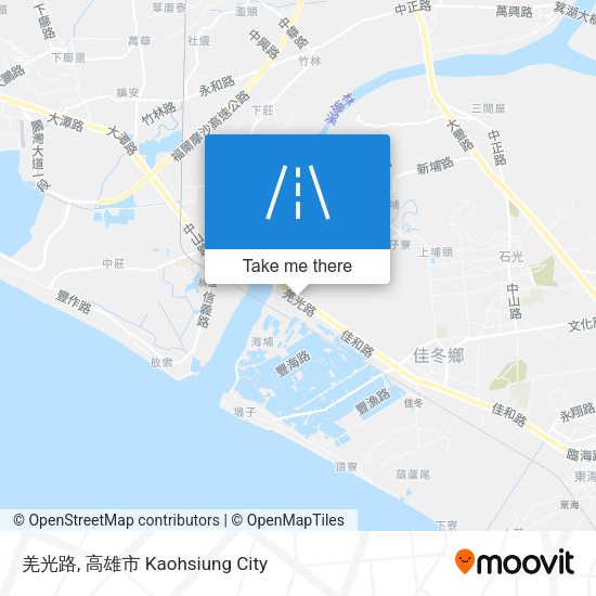 羌光路 map