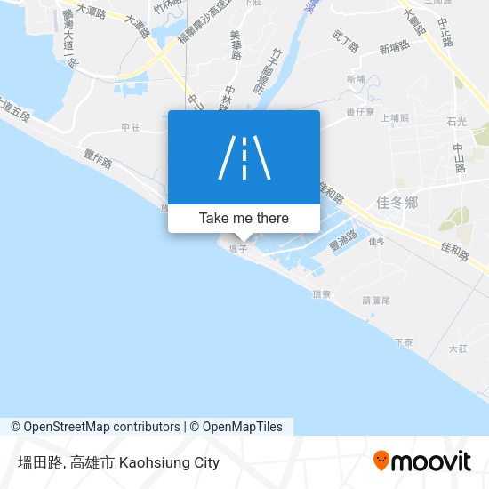 塭田路地圖