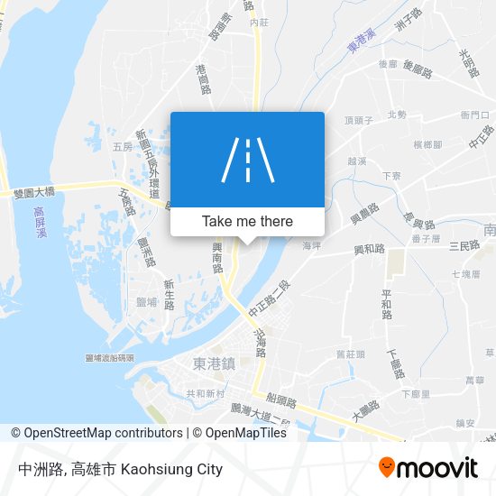 中洲路地圖