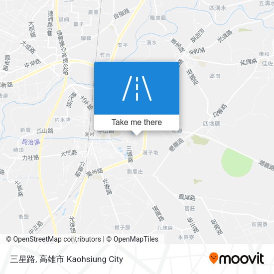 三星路 map