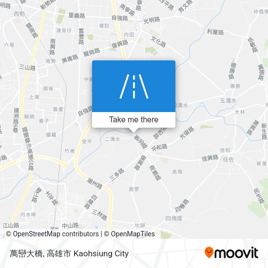萬巒大橋 map