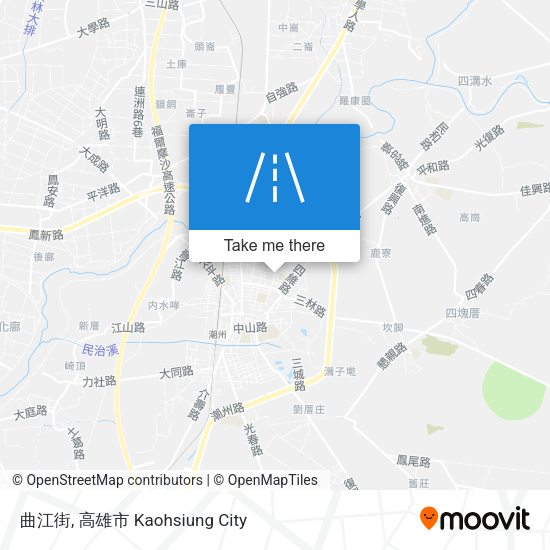 曲江街地圖