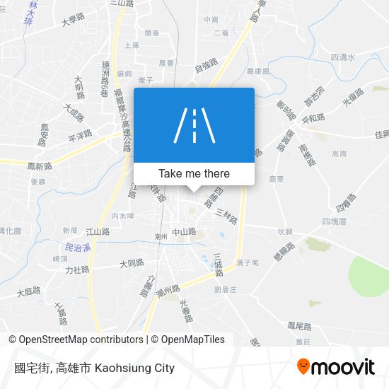 國宅街 map
