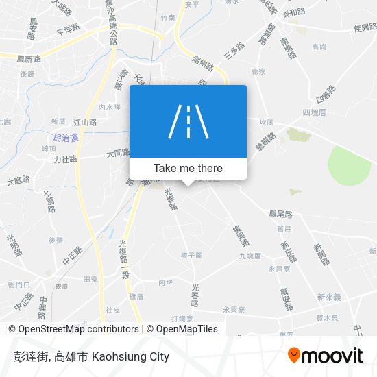 彭達街 map