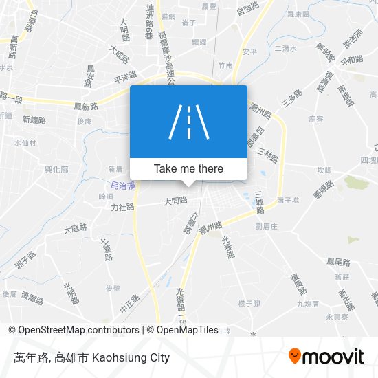 萬年路 map