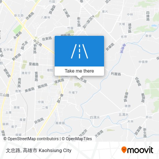 文忠路地圖