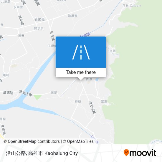 沿山公路地圖