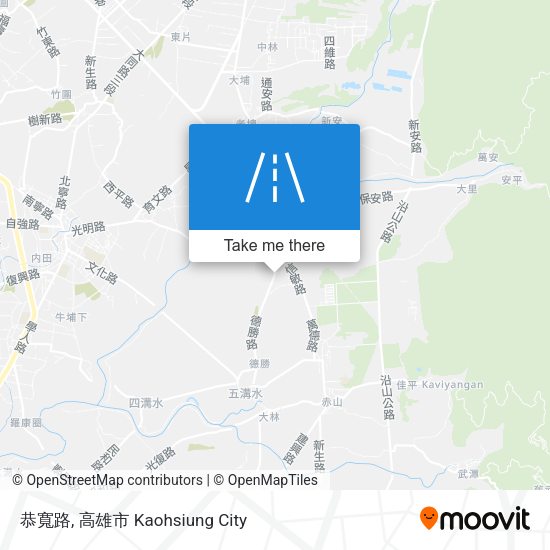 恭寬路 map