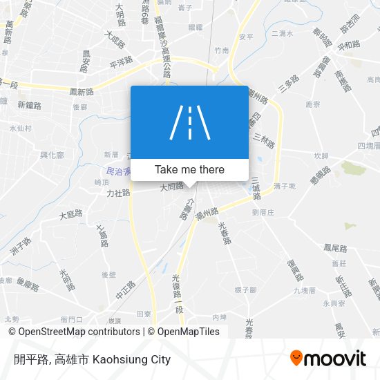 開平路地圖