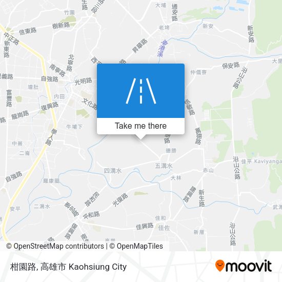 柑園路 map