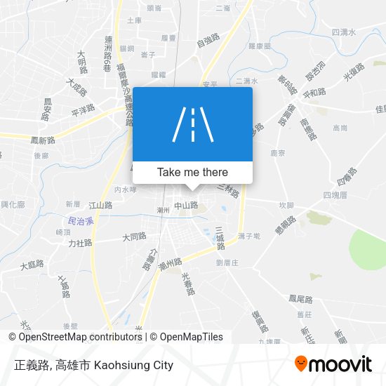 正義路地圖