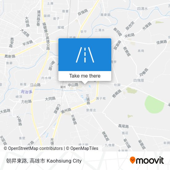 朝昇東路地圖