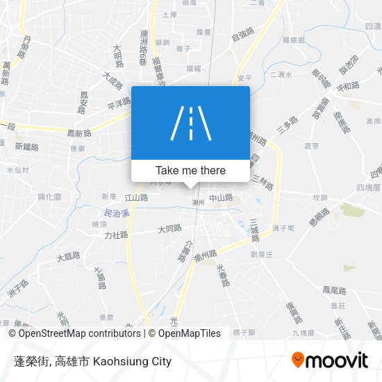 蓬榮街地圖