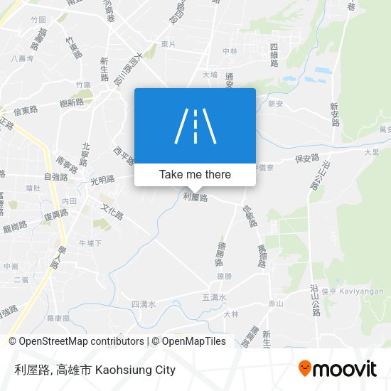 利屋路地圖