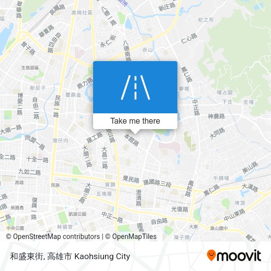 和盛東街 map
