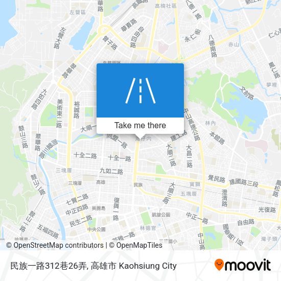民族一路312巷26弄地圖