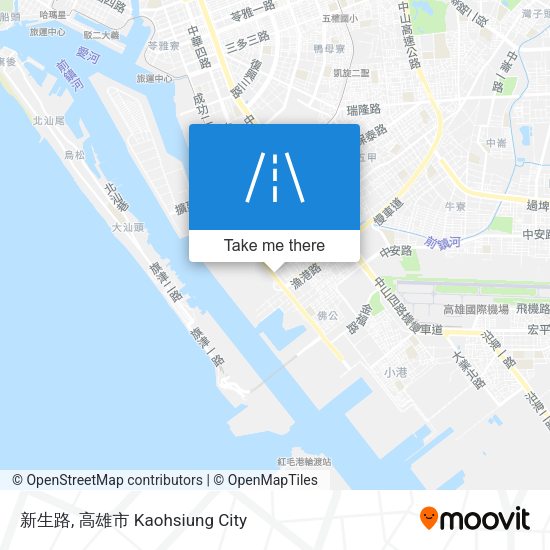 新生路地圖