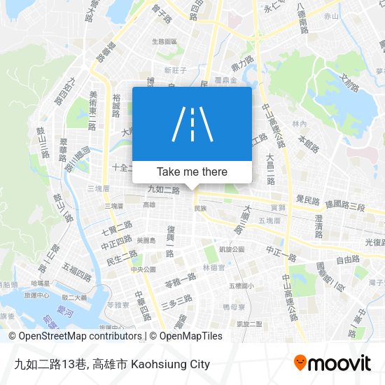 九如二路13巷 map
