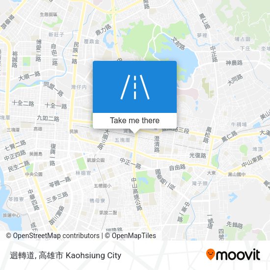 迴轉道 map