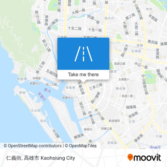 仁義街 map