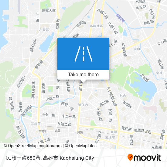 民族一路680巷 map