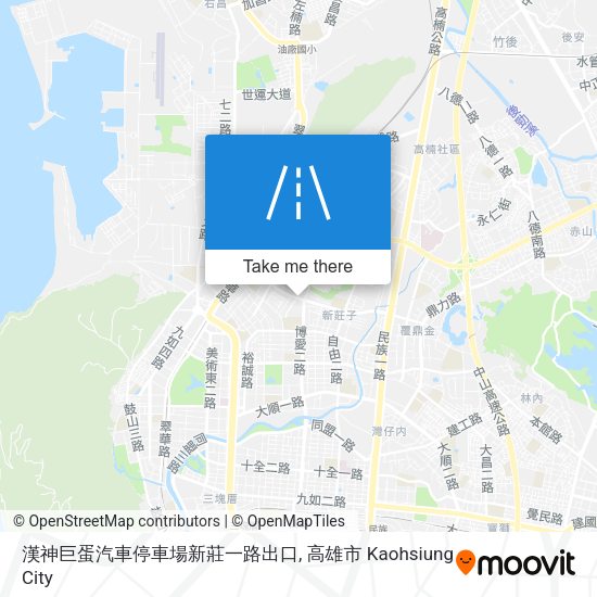 漢神巨蛋汽車停車場新莊一路出口 map