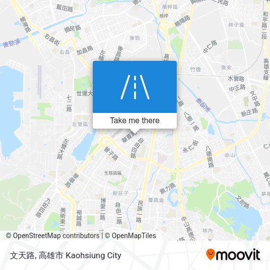 文天路地圖