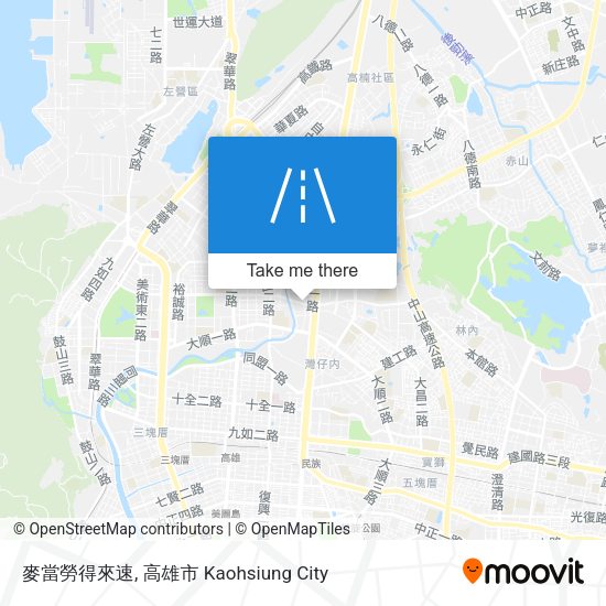 麥當勞得來速 map