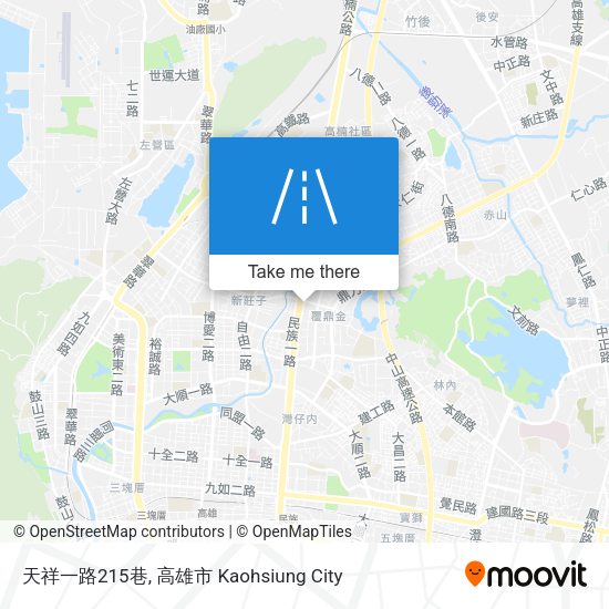 天祥一路215巷地圖
