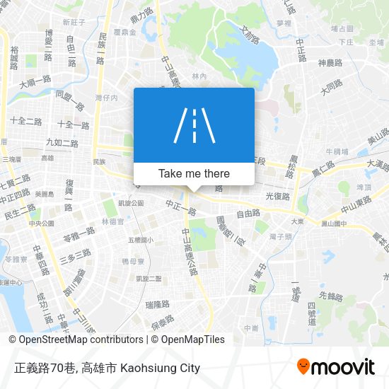 正義路70巷地圖