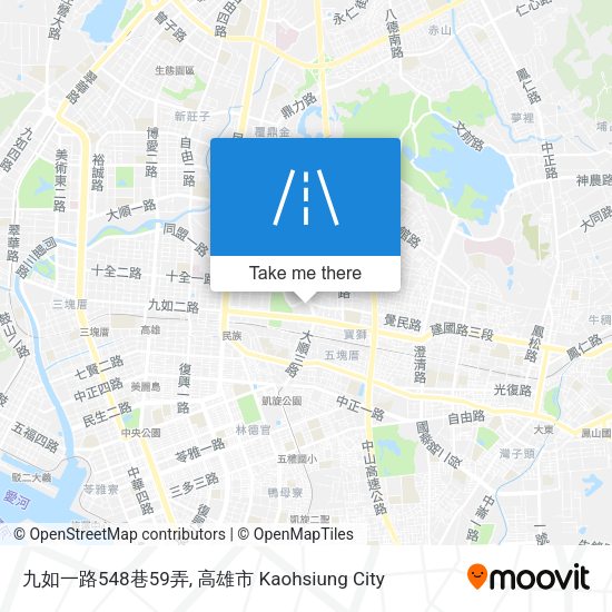 九如一路548巷59弄地圖