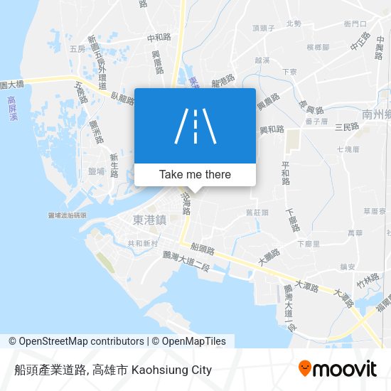 船頭產業道路 map